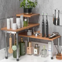 Organizador De Encimera Ajustable De Tres Niveles Para Cocina Y Baño