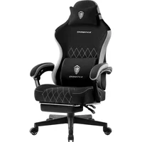 Silla Gamer Ergonómica con Masaje Reposapiés y Cojín de Resortes
