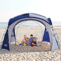 Carpa Para Playa 6 Personas Azul Unp