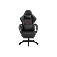Silla Gamer Dowinx Ergonómica con Masaje Lumbar y Reposapiés Retráctil
