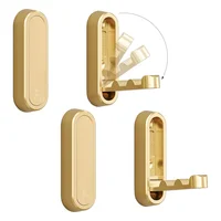 Gancho Plegable 4 Piezas Heavy Duty Zinc Alloy para Ropa y Accesorios
