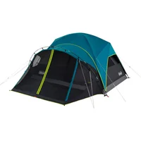 Carpa Para Camping 4 Personas Verde Azulado Coleman