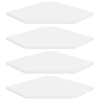 Estantes Flotantes de Esquina Homode para Almacenaje y Decoración Moderna