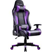 Silla Gamer GTRACING GT890M Púrpura con Altavoces Bluetooth y Reclinación Total