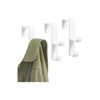 Gancho Doble de Plástico iDesign para Puerta Set de 3
