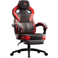 Silla Gamer Dowinx de Tela Ergonómica con Respaldo Ancho y Reposapiés