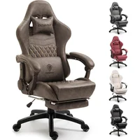 Silla Gamer Dowinx Ergonómica Grande con Masaje y Reposapiés