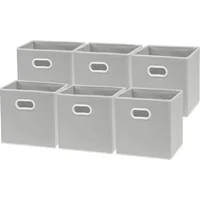 Organizador Plegable de Tela con Asas para Clóset o Estantería