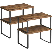 Estante Organizador SONGMICS Para Cocina Apilable Expandible En Madera Y Metal