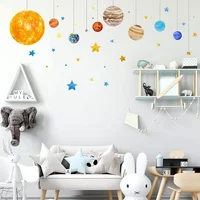 Calcomanías De Planetas Infantiles Para Pared Extraíbles
