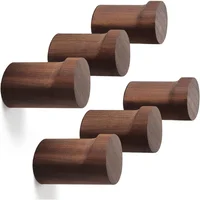 Percheros de Madera Artesanales Pesados Rústicos para Ropa