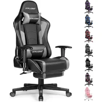 Silla Gamer GTRACING con Audio Bluetooth y Reposapiés Ergonómico