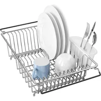 Escurridor Platos Sobre Fregadero Acero Cromado Grande Simple Houseware