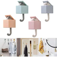 Ganchos Adhesivos para Pared 4 Pcs Soporta 2.4 Kg Decorativos