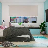 Cortina Enrollable Blackout Manila Marfil 140x180 cm