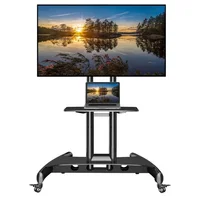 Soporte TV Móvil de Piso Nb North Bayou Ava 1500 32" a 65" Color Negro