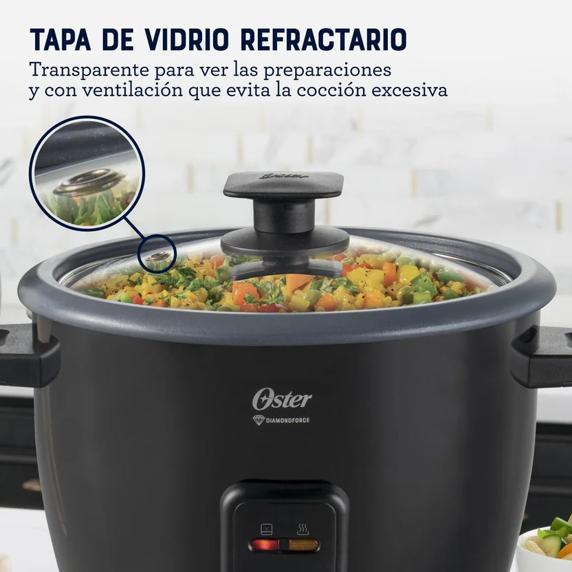 Arrocera Multiusos Oster 7 Tazas Diamondforce, marca Oster - Foto 7