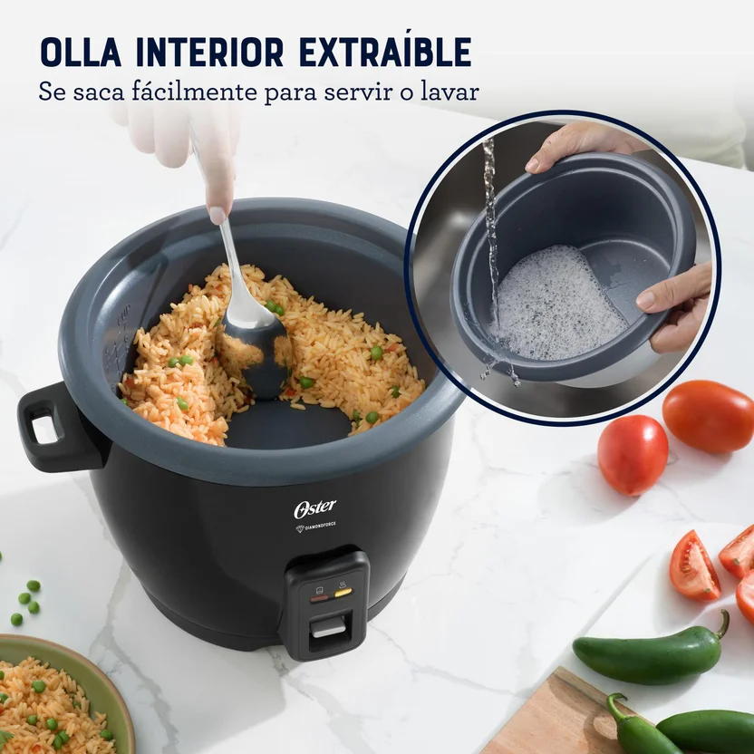 Arrocera Multiusos Oster 7 Tazas Diamondforce, marca Oster - Foto 8