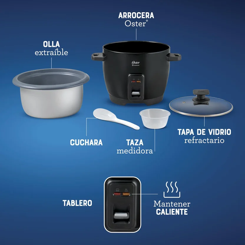 Arrocera Multiusos Oster 7 Tazas Diamondforce, marca Oster - Foto 10
