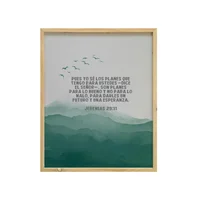 Cuadro Biblico Jeremias 29:11 50x70 Cm