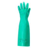 Guante Solvex Nitrilo de 18" Productos Quimicos y Microorganismos Talla 10 Set x 6 Pares
