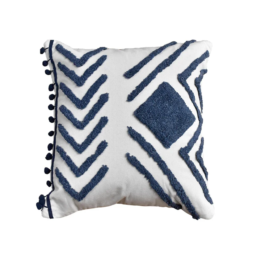 Cojín Rustic 50 T.45x45 Azul - Homecenter.com.co