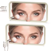 Set X2 Espejo para Auto Luz Led y Niveles de Iluminación