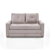 Sofá Cama Torino 87X93X147 Tela Taupe