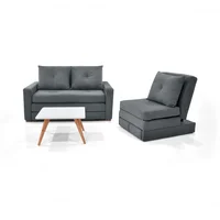 Sala Torino con Sofa Cama 87X93X147 Gris