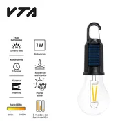 Bombillo Led Recargable V-Solar Luz Cálida 10 Lúmenes 1w