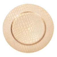 Base de Plato Escamas 33x1.6cm Oro Esencia