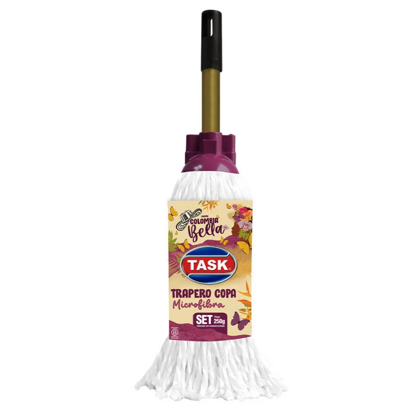 Trapero Microfibra Task con Cabo Metálico Colombia - Homecenter.com.co