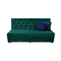 Sofacama Aston Nido Tarima 3 Posiciones Verde + Cojines