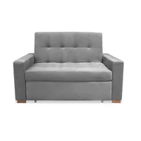 Sofacama Atalanta Multifuncional Carrito + Cojines Plata