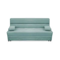 Sofacama Ferreira Nido Tarima 3 Posiciones Menta + Cojines