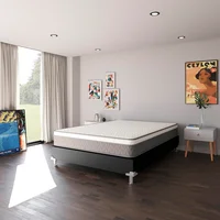 Combo Base Cama + Colchón doble 140X190 Set X 6 Unidades