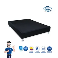 Base Cama Dream Night Confort Negra Queen 160x190x30cm Set X 3 Unidades