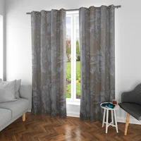 Set de 2 Cortinas 140x220 Jacquard Lurex Lyra Gris