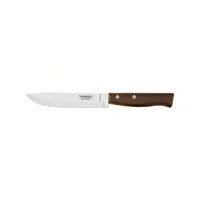 Cuchillo Multifunción Curvo 12.7cm Acero Inoxidable con Mango en Madera Tradicional Café Tramontina