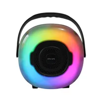 Parlante Bluetooth USB Portátil con Luces LED
