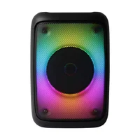 Parlante con Luces LED y Soporte para Teléfono