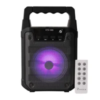 Parlante Portátil con Luz LED y Control