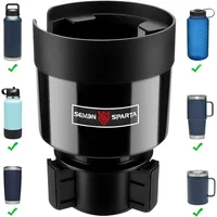 Organizador Ajustable SEVEN SPARTA para Portavasos de Auto Compatible con Botellas Grandes