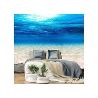 Papel Tapiz MFWFM Paisaje Submarino Para Paredes