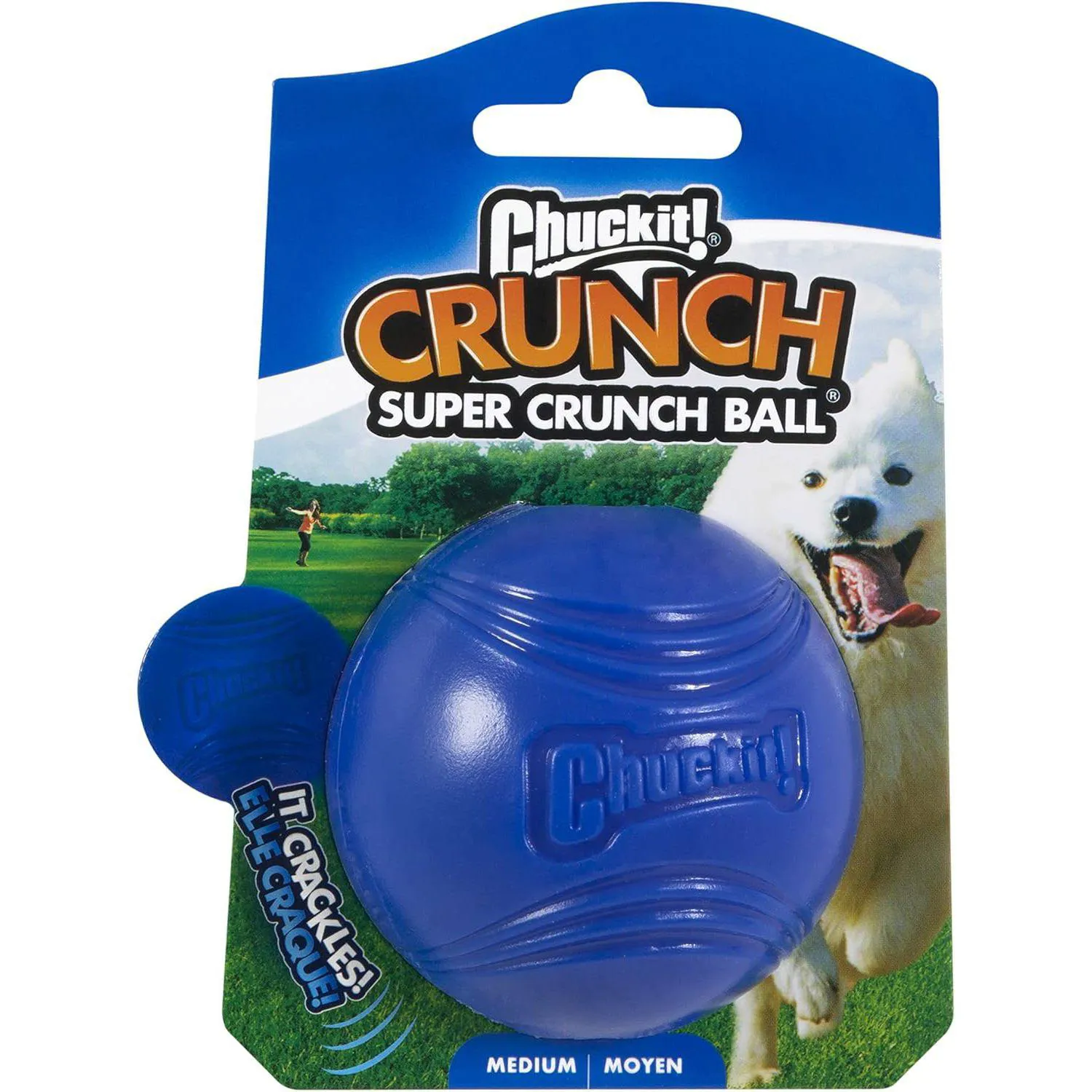 Pelota Crunch Para Perros Con Sonido Crujiente Y Goma Resistente