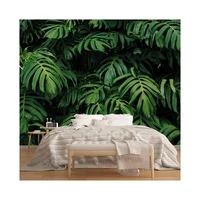 Papel Tapiz MFWFM Tropical Monstera Para Paredes
