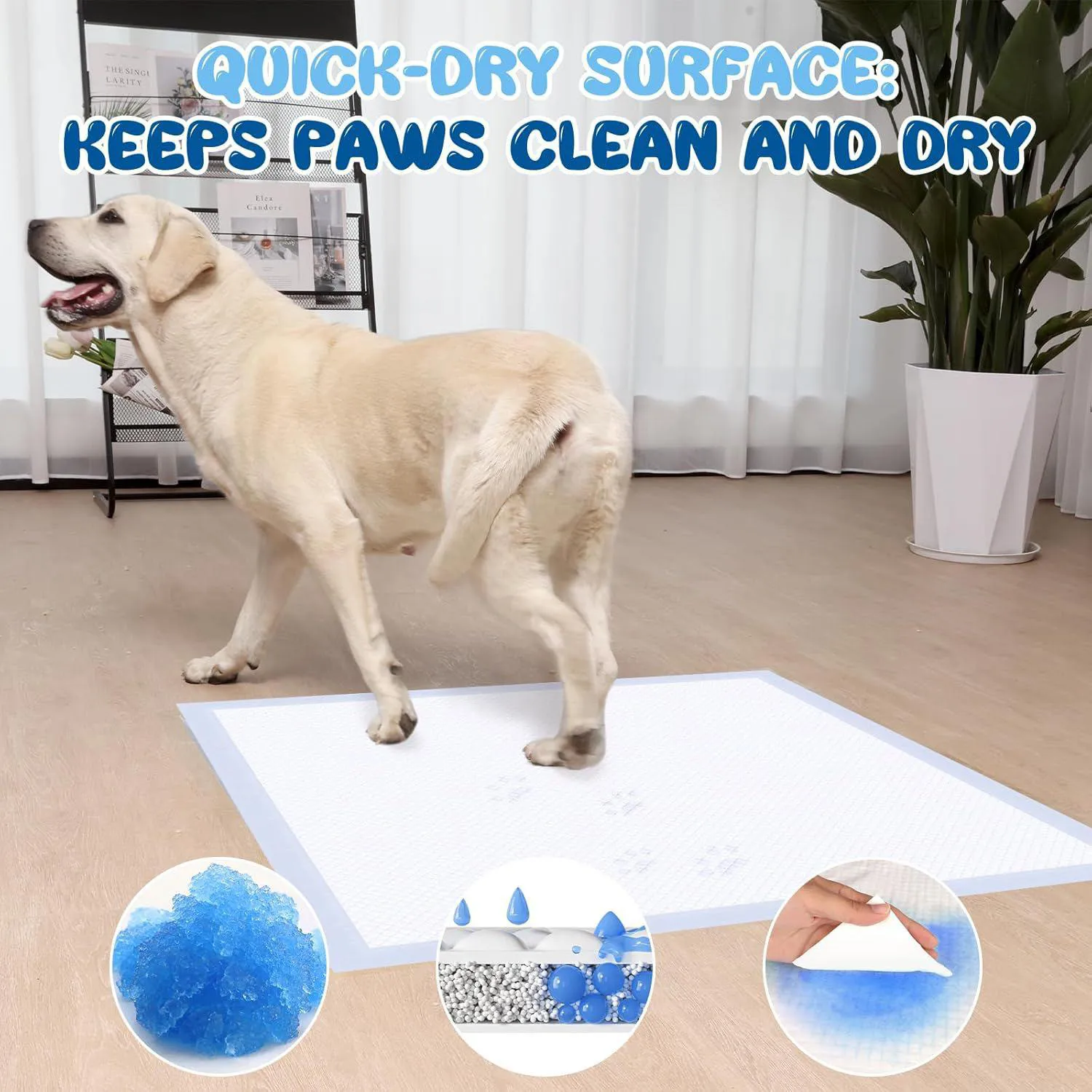 Almohadillas Para Orinar Para Perros Extra Grandes Súper Absorbentes 5