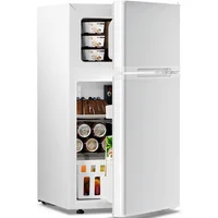 Refrigerador Compacto Antarctic Star 91 Litros Con Congelador Y Termostato Ajustable