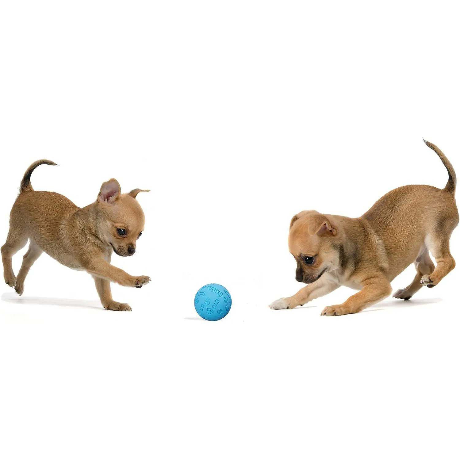 Pelotas De Goma Para Perros Paquete De 3 Resistentes Sin BPA Tamaño Tenis 4