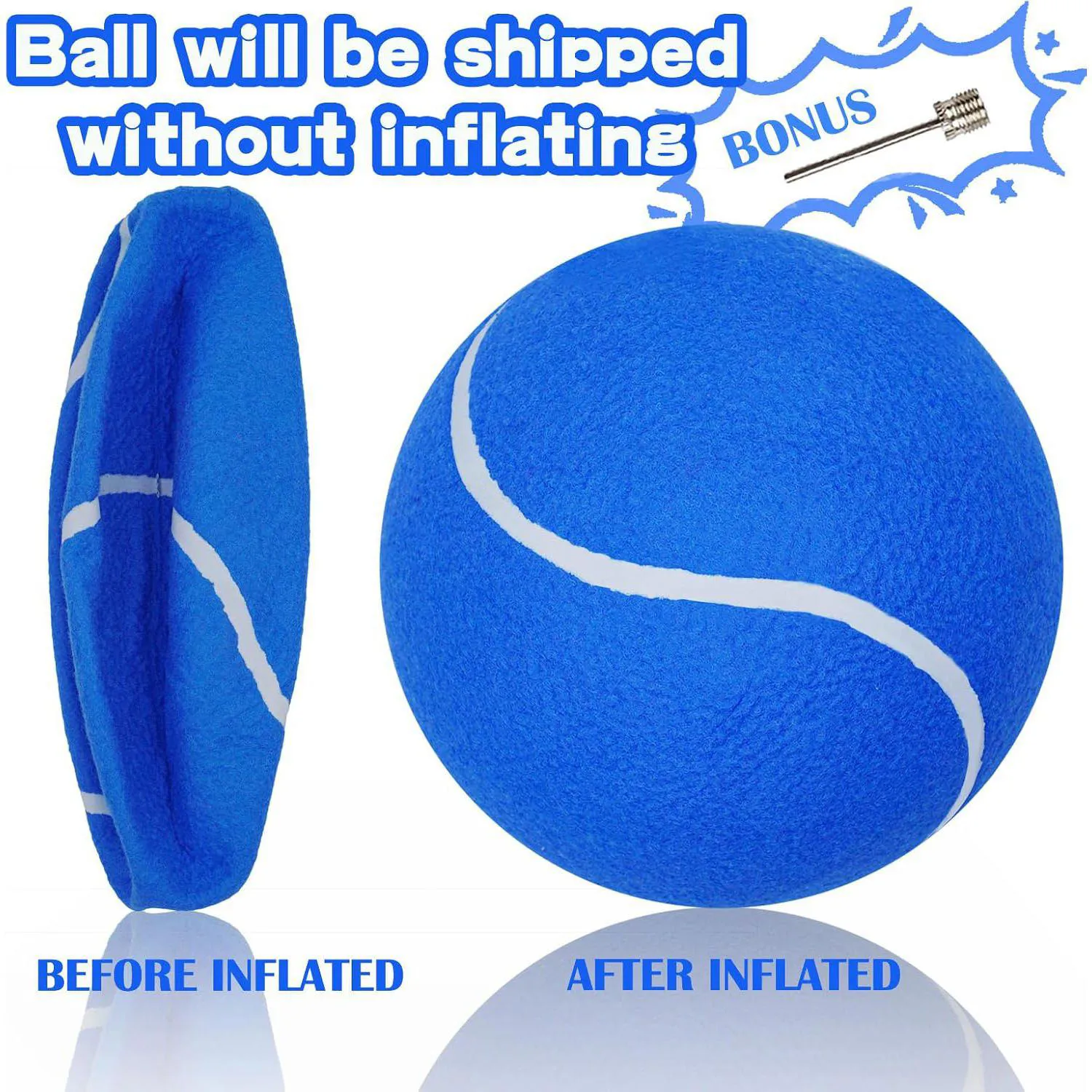Pelota De Tenis Gigante Para Perros Ideal Para Juegos Al Aire Libre 3